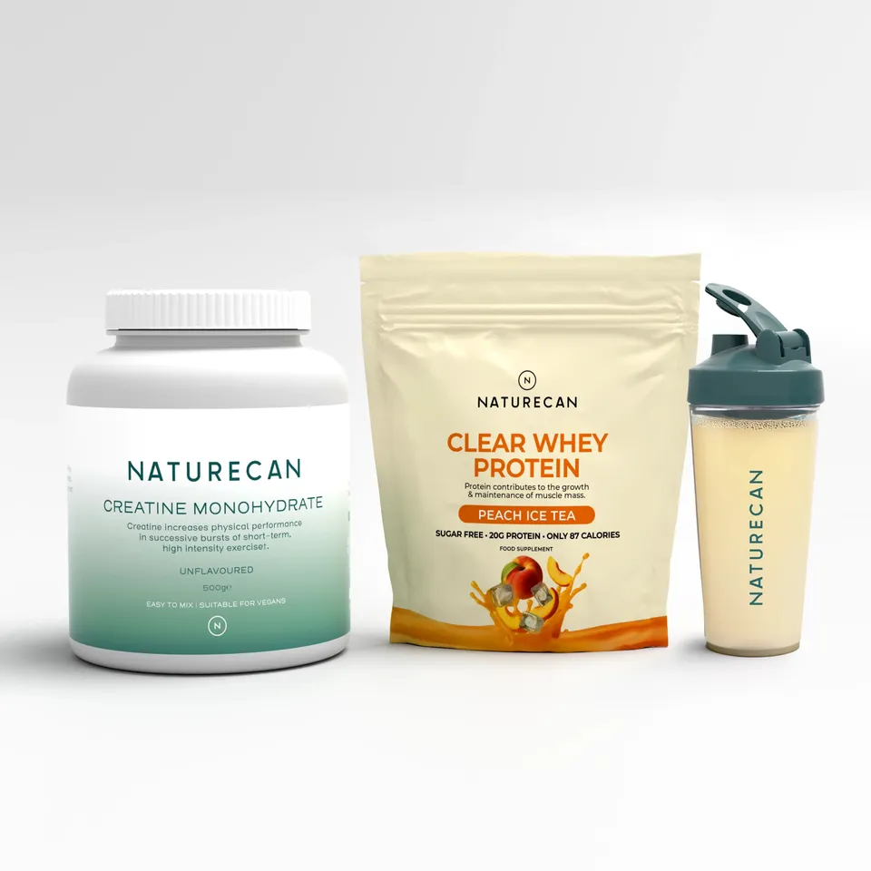 Naturecan Bundles Fitness Bundle Proteine Peach Iced Tea 1kg