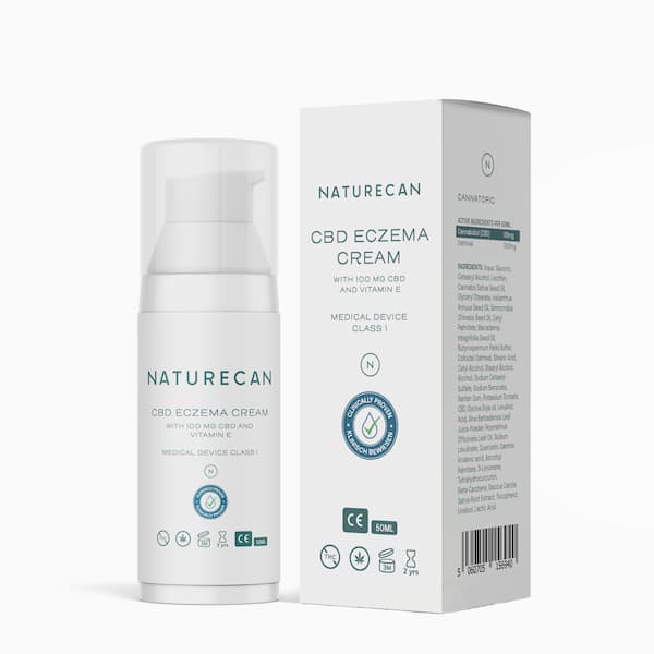 Naturecan CBD Crema Eczema 50ml Vitamina E Pelle Secca