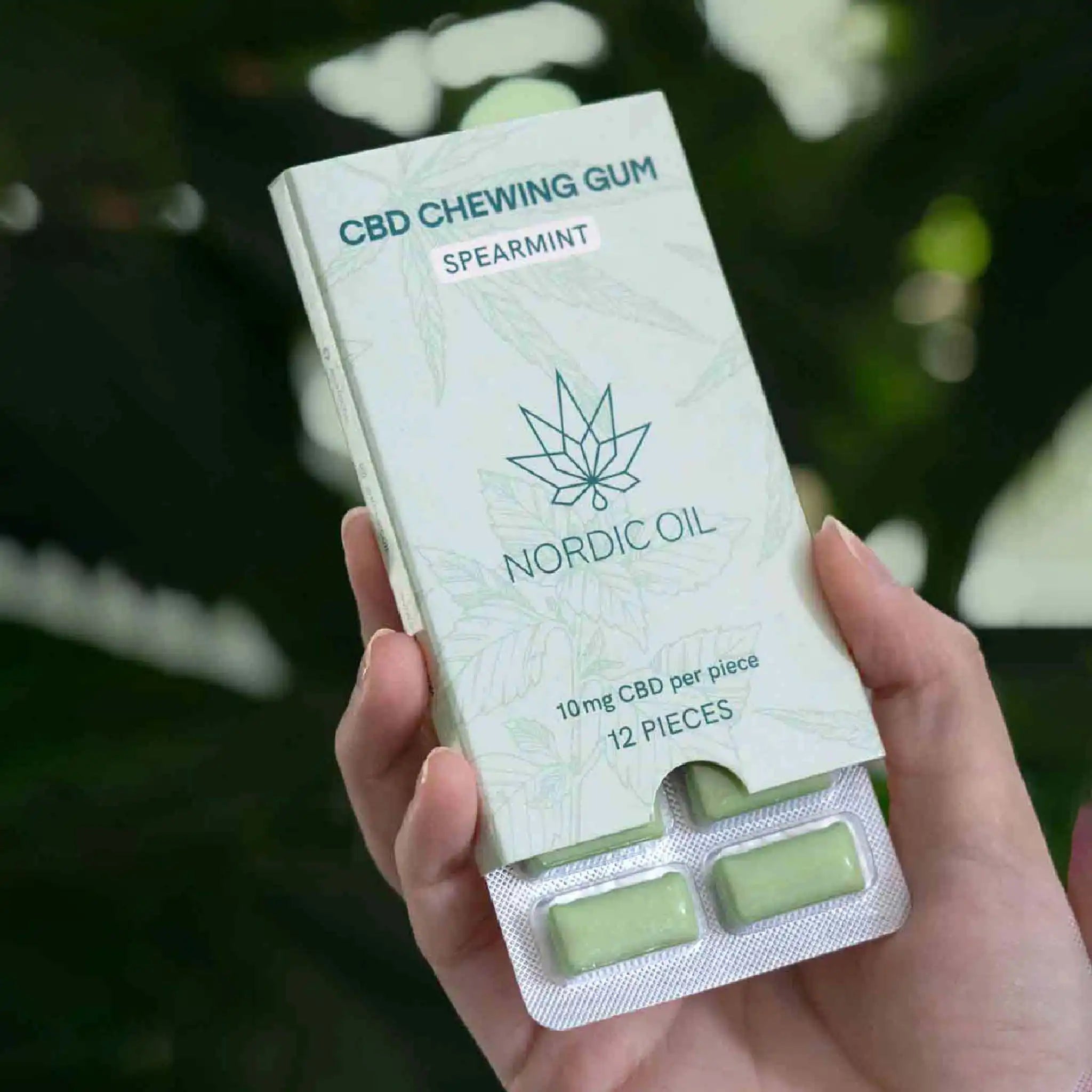 Nordic Oil Gummies Chewing Gum CBD menta senza zucchero