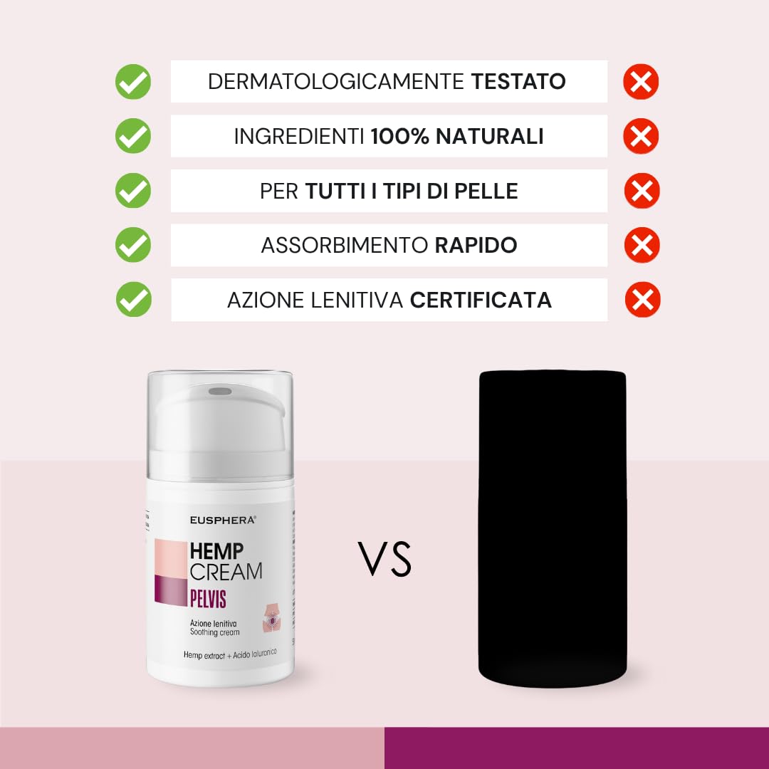 Eusphera Creme con CBD crema intima acido ialuronico