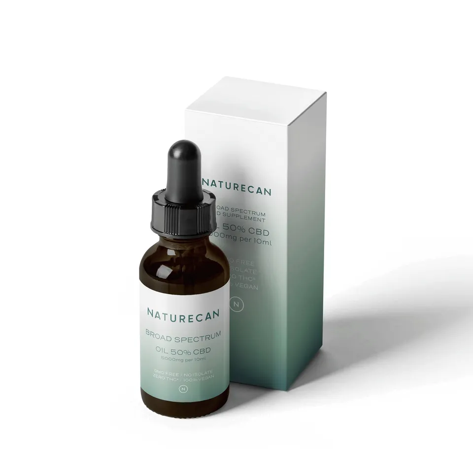 Naturecan CBD Oil Olio CBD 50% Broad Spectrum 10ml