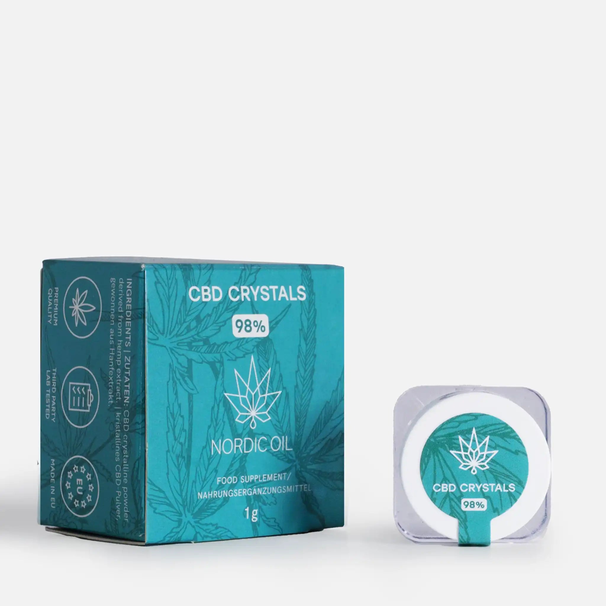 Nordic Oil CBD Concentrates cristalli CBD 98,6% 1000 mg