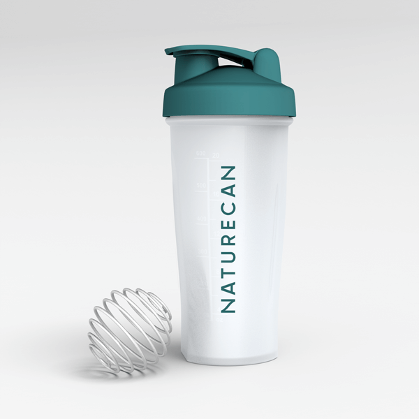 Naturecan Protein Shaker proteine 600 ml senza BPA