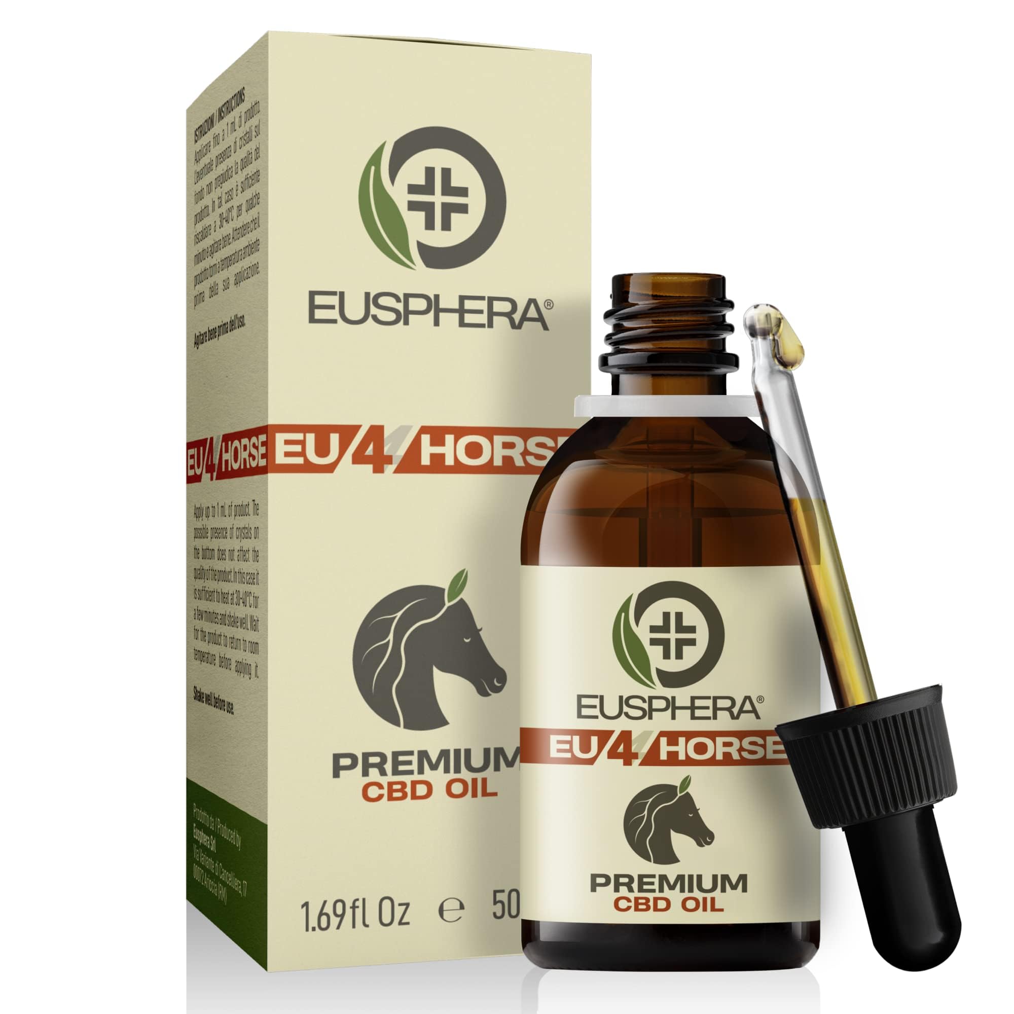 Eusphera EU4HORSE olio per cavalli 50 ml calmante
