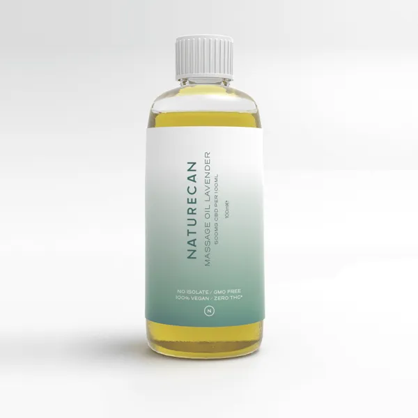 Naturecan CBD Topicals Olio Massaggio CBD 100ml Lavanda