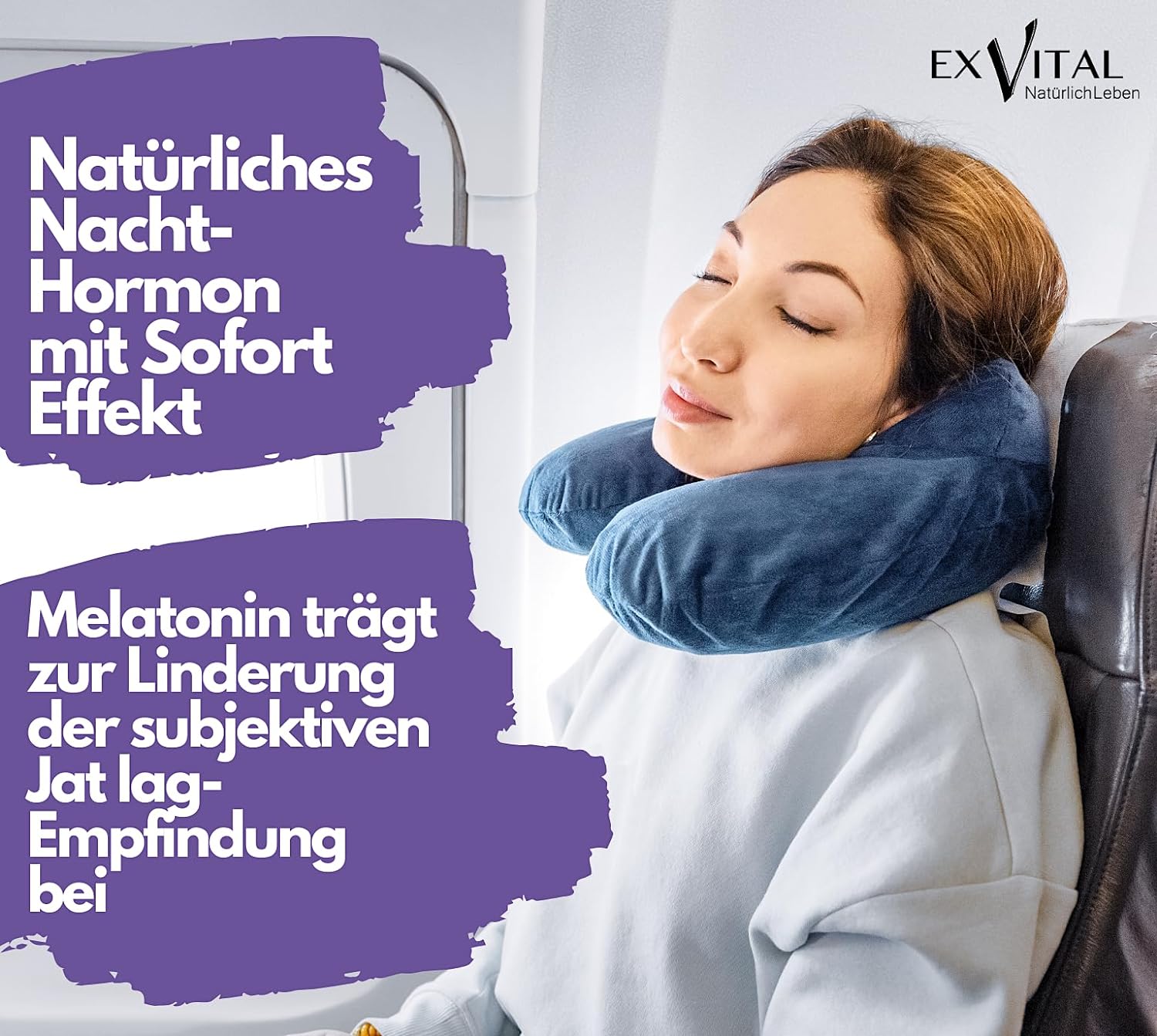 EXVital Schlaf Spray Melatonina Valeriana 30 ml 0,5 mg