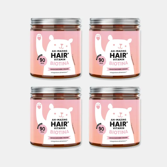 Beauty Bears Ah-mazing Hair gommose 12 mesi biotina