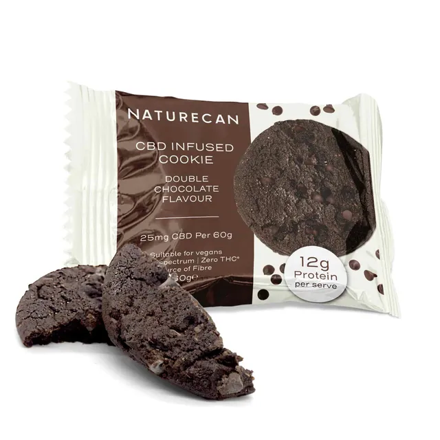 Naturecan CBD Cookie vegano double chocolate 25 mg