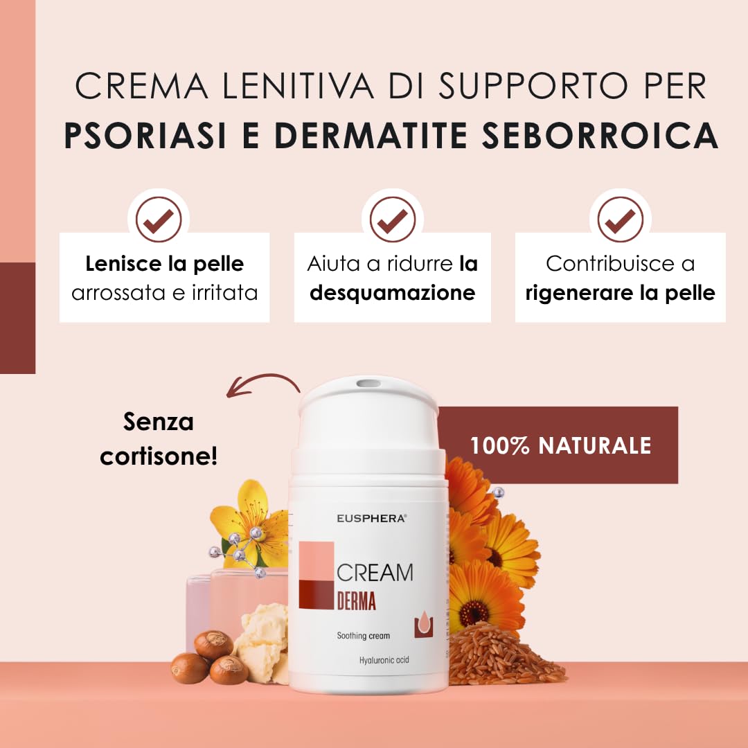 Eusphera EU4SKIN Crema Viso Corpo 50ml Lenitiva