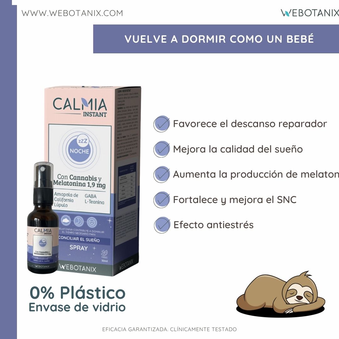 Webotanix Calmia Noche spray sonno 30 ml melatonina