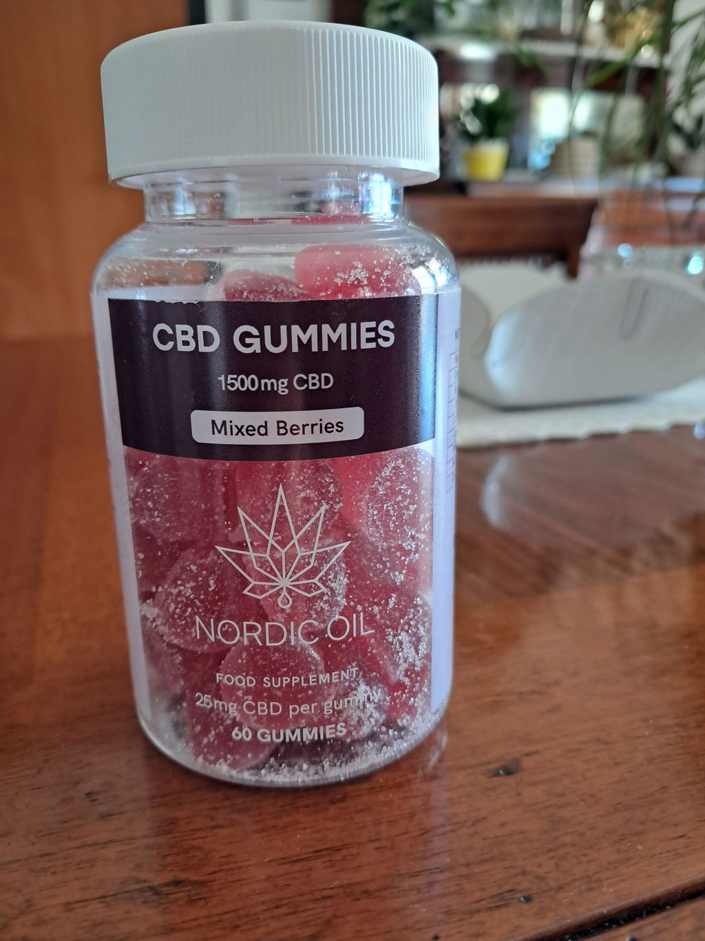 Nordic Oil CBD Gummies 1500mg gommose frutti di bosco 60 pezzi