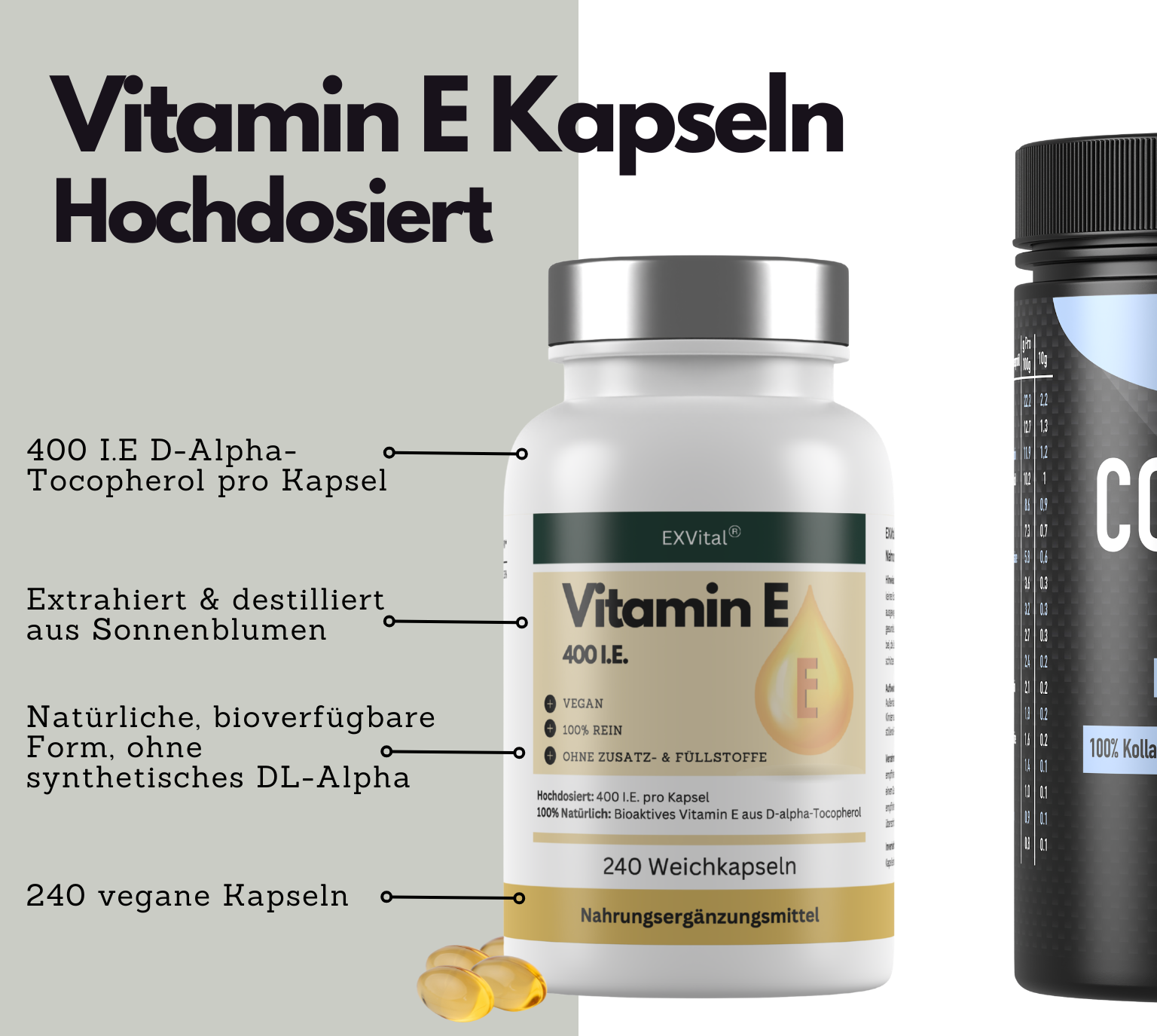 EXVital Daily Nutrition Set collagene omega 3 vitamina E