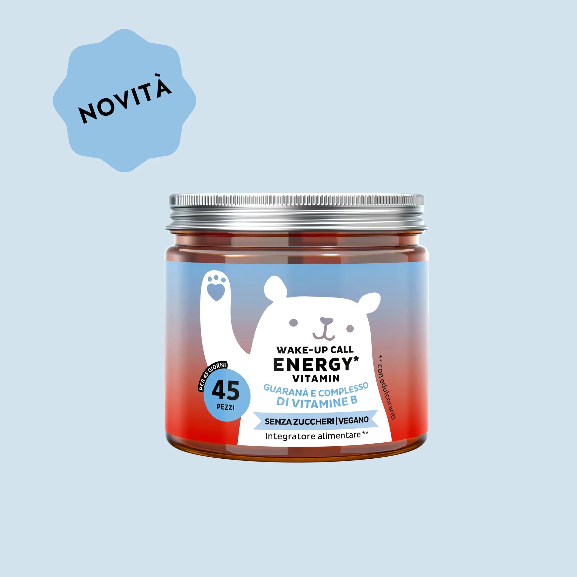 Beauty Bears Wake-Up Call Energy orsetti cola 45 giorni guaranà