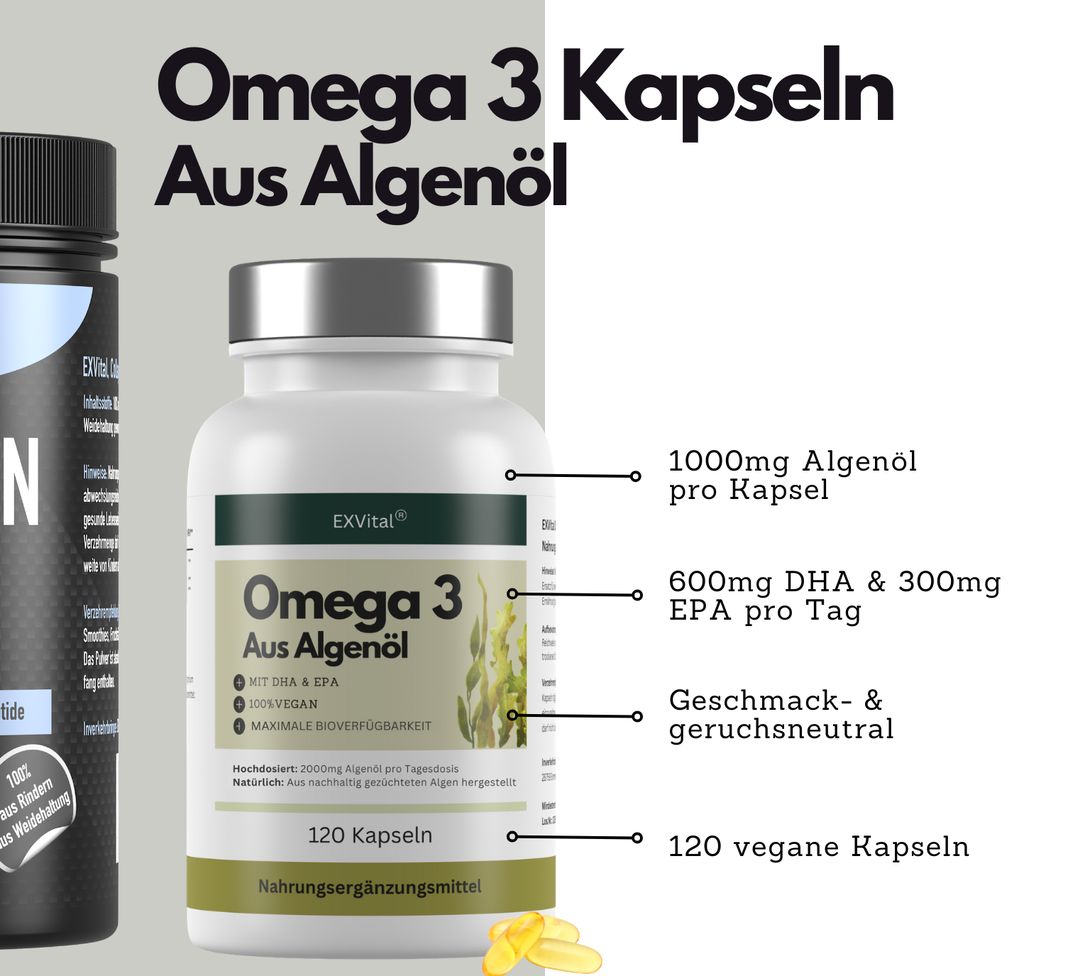 EXVital Daily Nutrition Set collagene omega 3 vitamina E