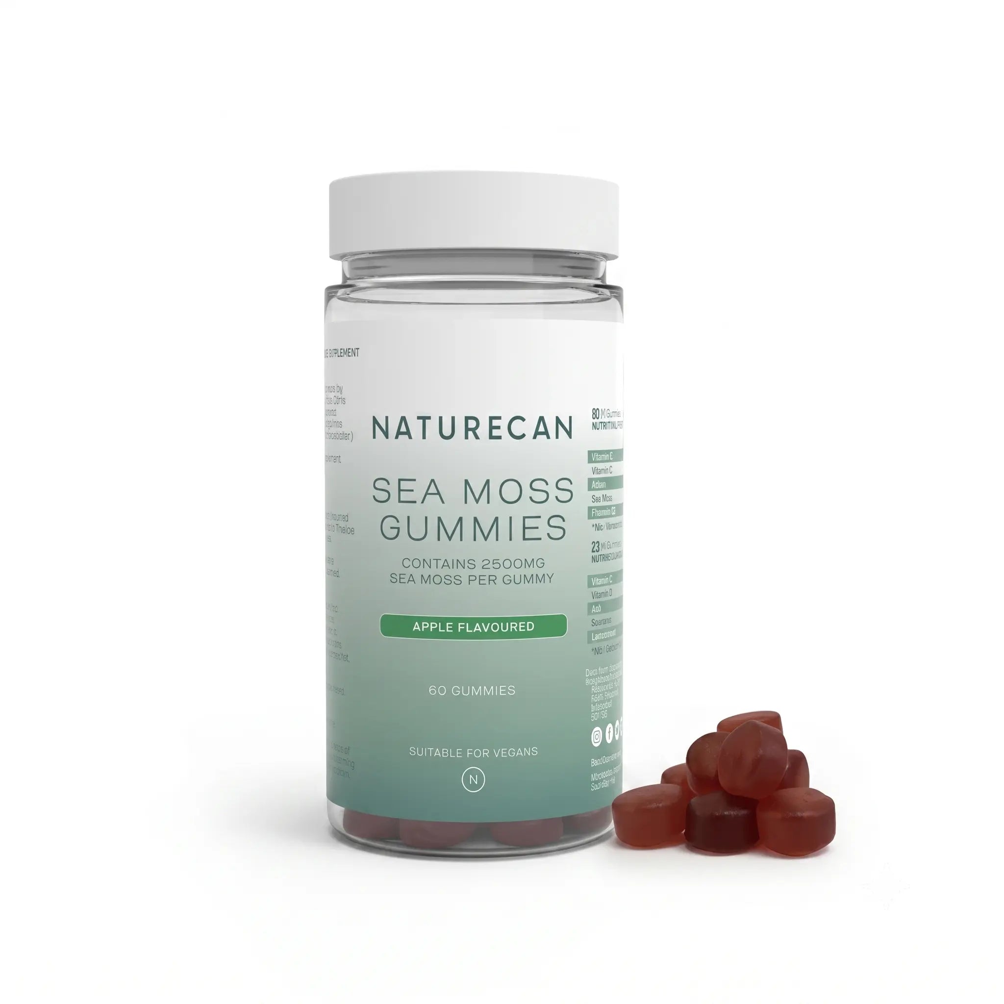 Naturecan Muschio Marino gommose 60 pezzi pelle e difese