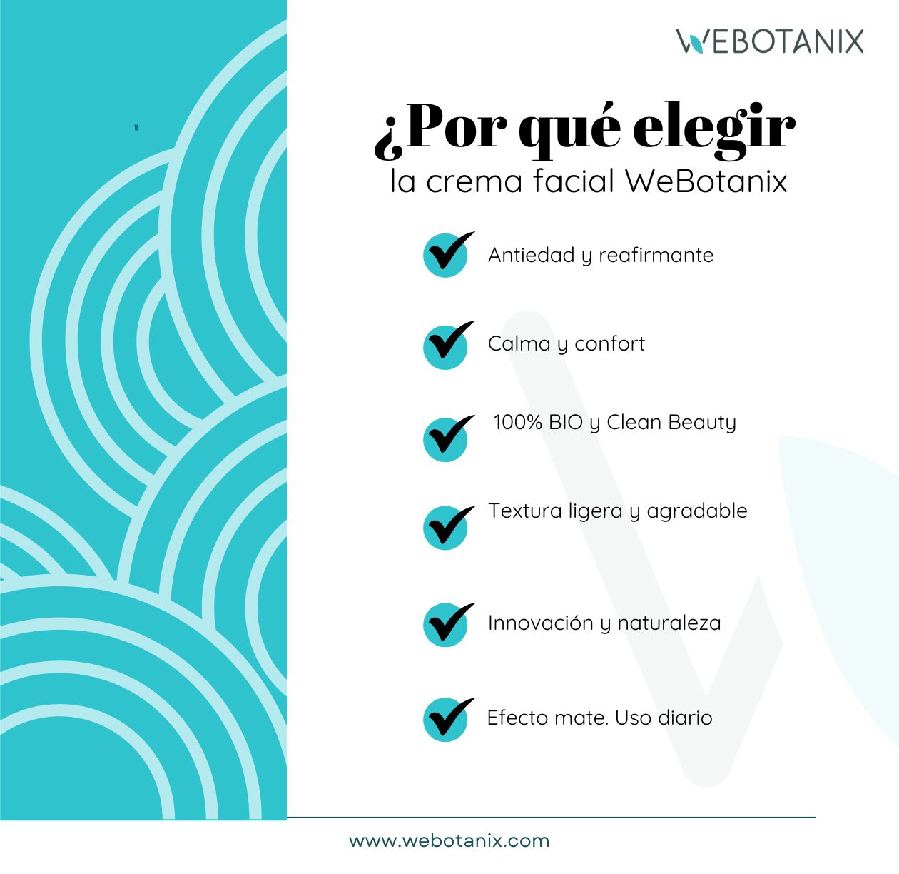 Webotanix Crema Viso CBD bio 50 ml idratante
