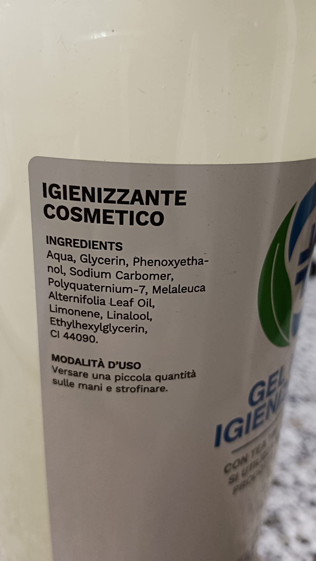 Eusphera Creme CBD gel mani igienizzante 2x1 L