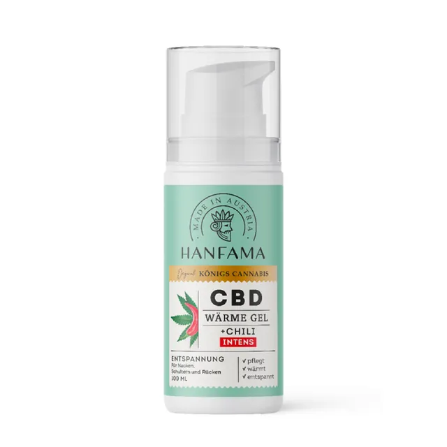 Hanfama Warm- und Kaltmassage gel riscaldante CBD 100 ml chili