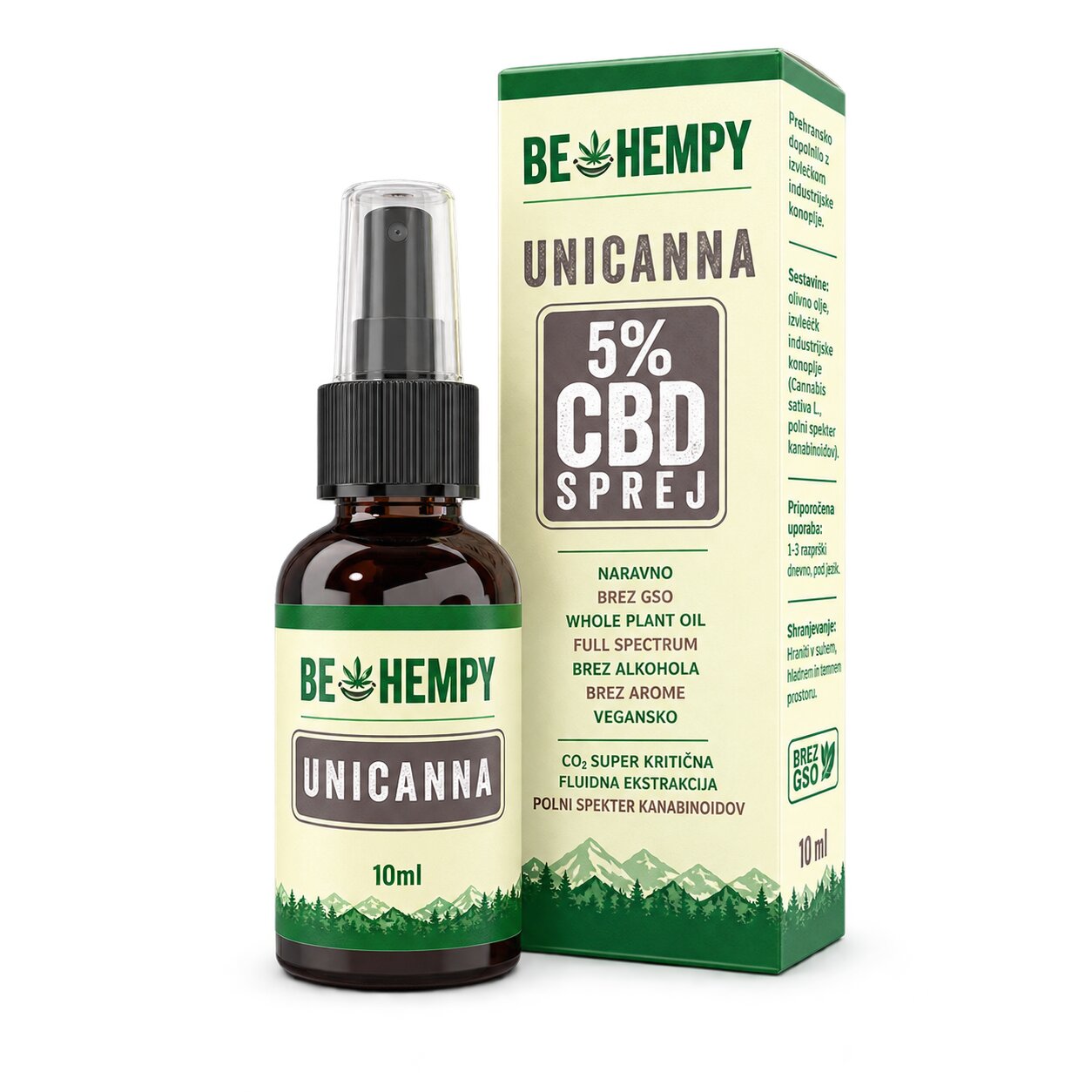 Behempy UniCanna 5% spray olio CBD 10 ml