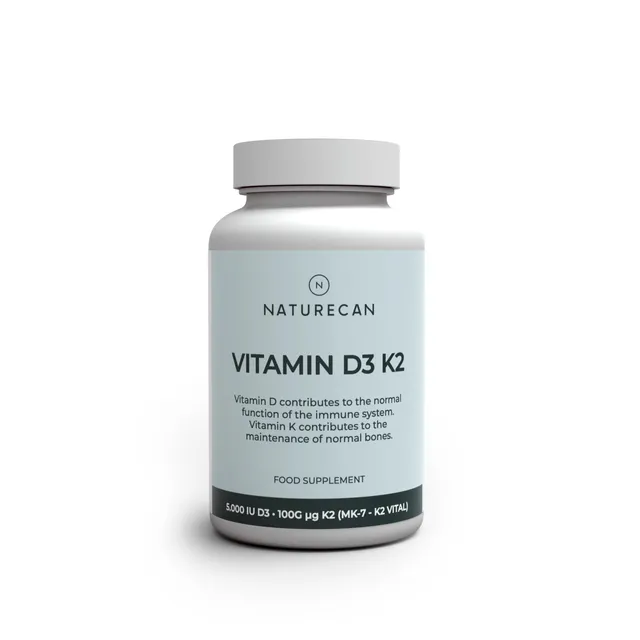 Naturecan D3 K2 vitamine ossa 180 capsule 5000 UI