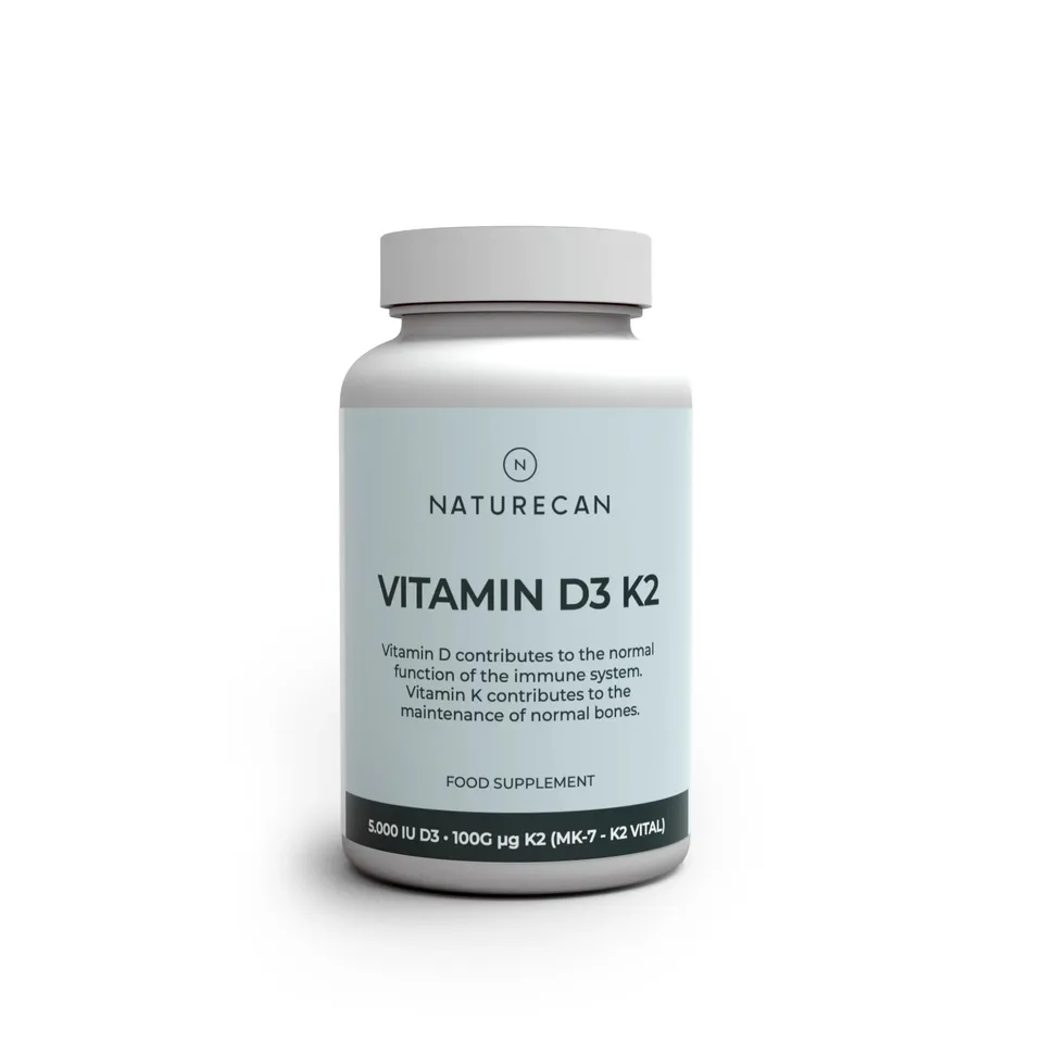 Naturecan D3 K2 vitamine ossa 180 capsule 5000 UI