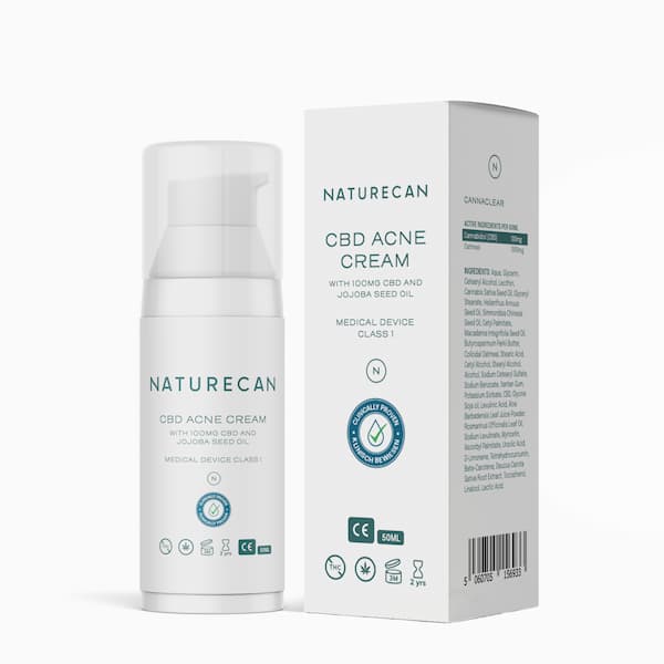 Naturecan CBD Topicals Crema Acne 50 ml 100 mg CBD