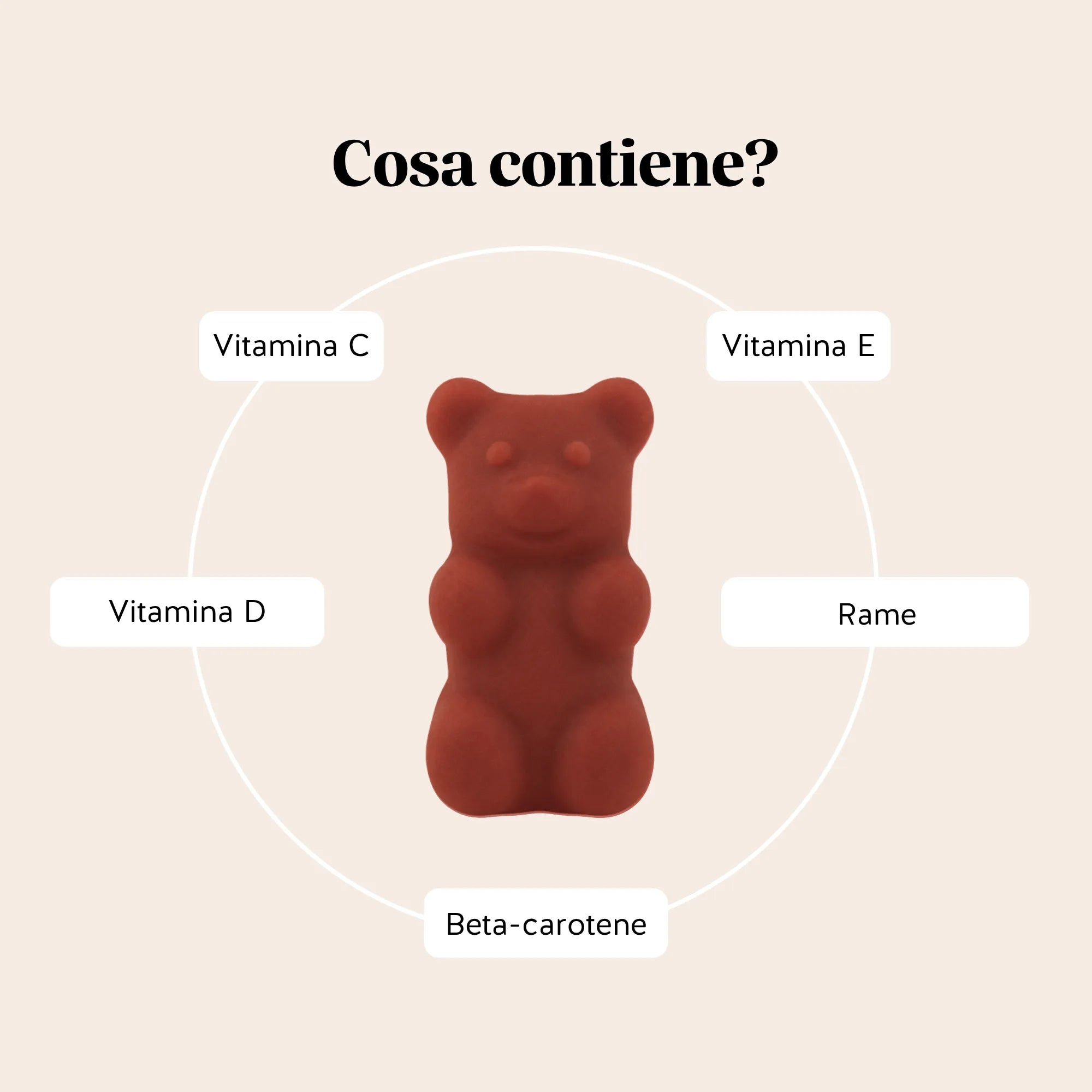 Beauty Bears Golden Goddess Tan Vitamin orsetti 45 giorni betacarotene