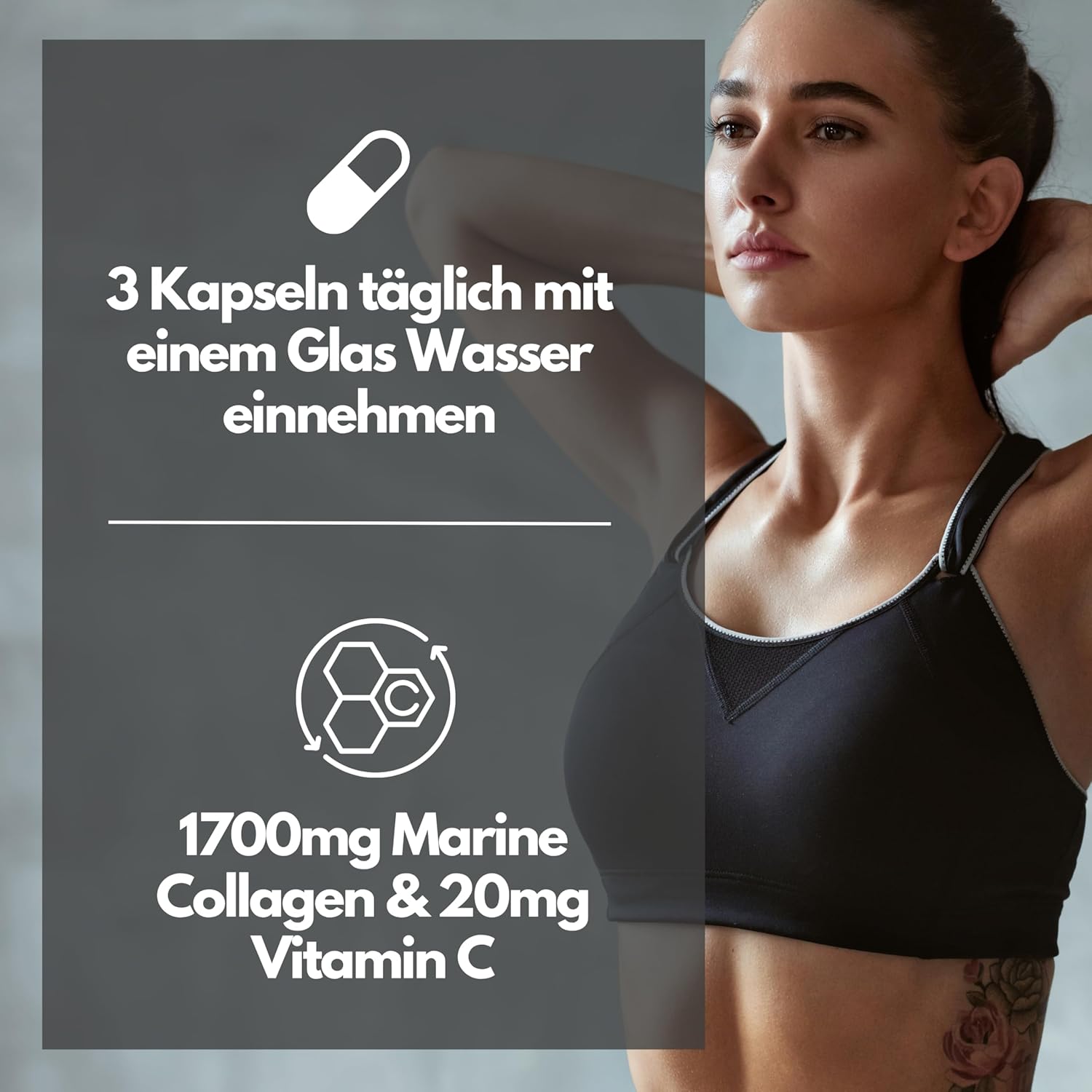 EXVital Kollagen Collagene Marino 1700 mg Capsule