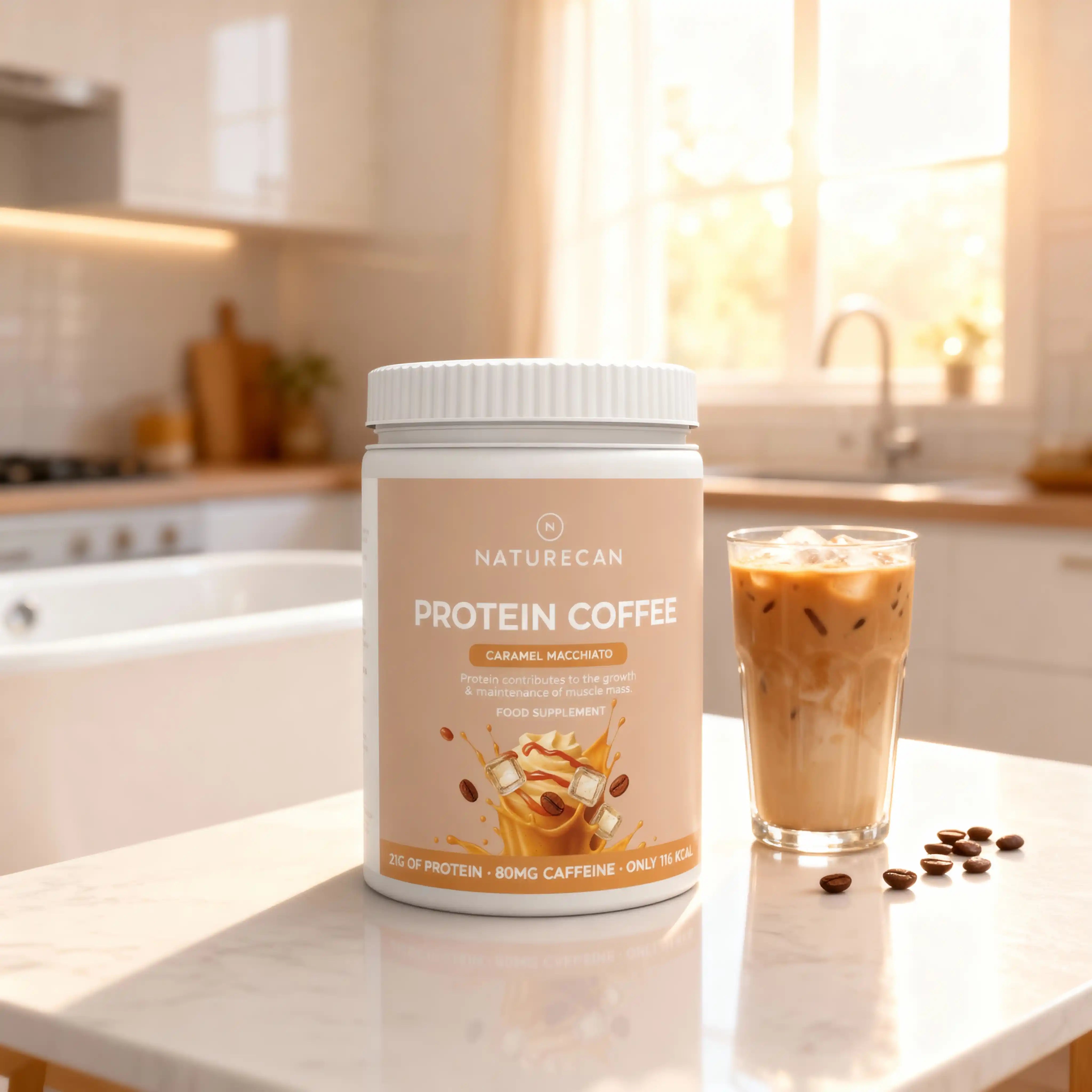 Naturecan Protein Caffè Proteico Iced Coffee 1000gr 21g proteine