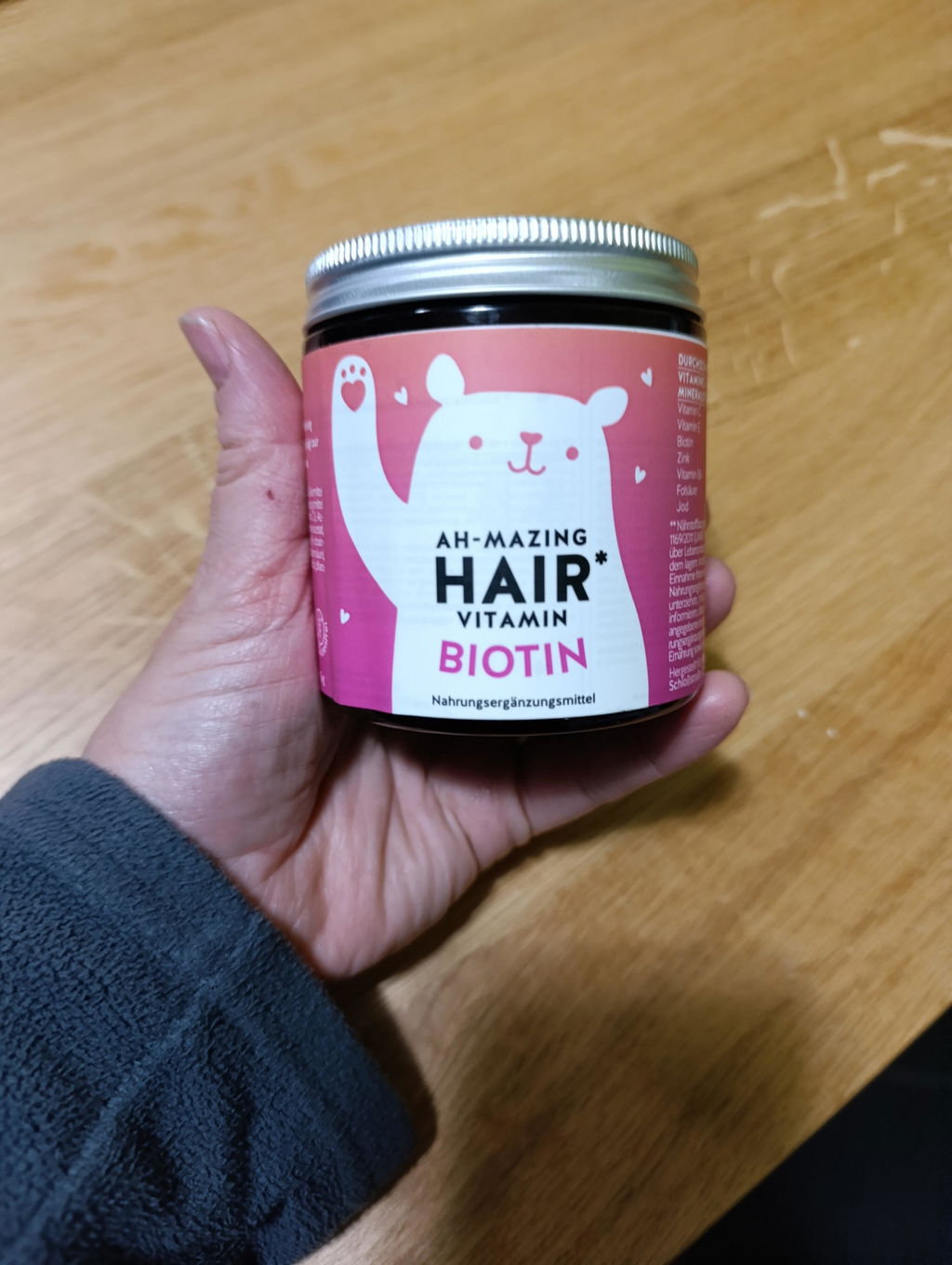 Beauty Bears Ah-Mazing Hair Biotina gommose 45 giorni vegan