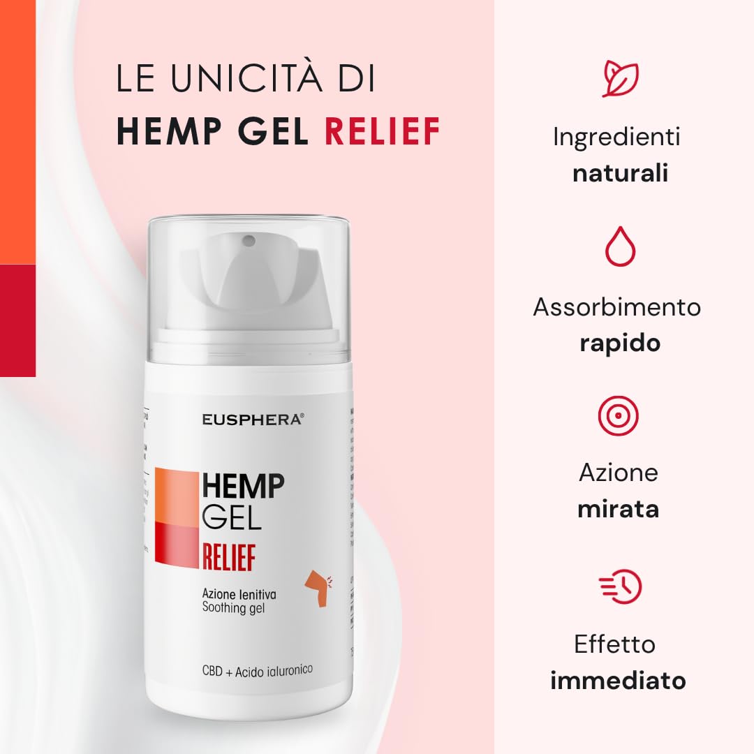 Eusphera Creme CBD crema riscaldante muscoli 75 ml