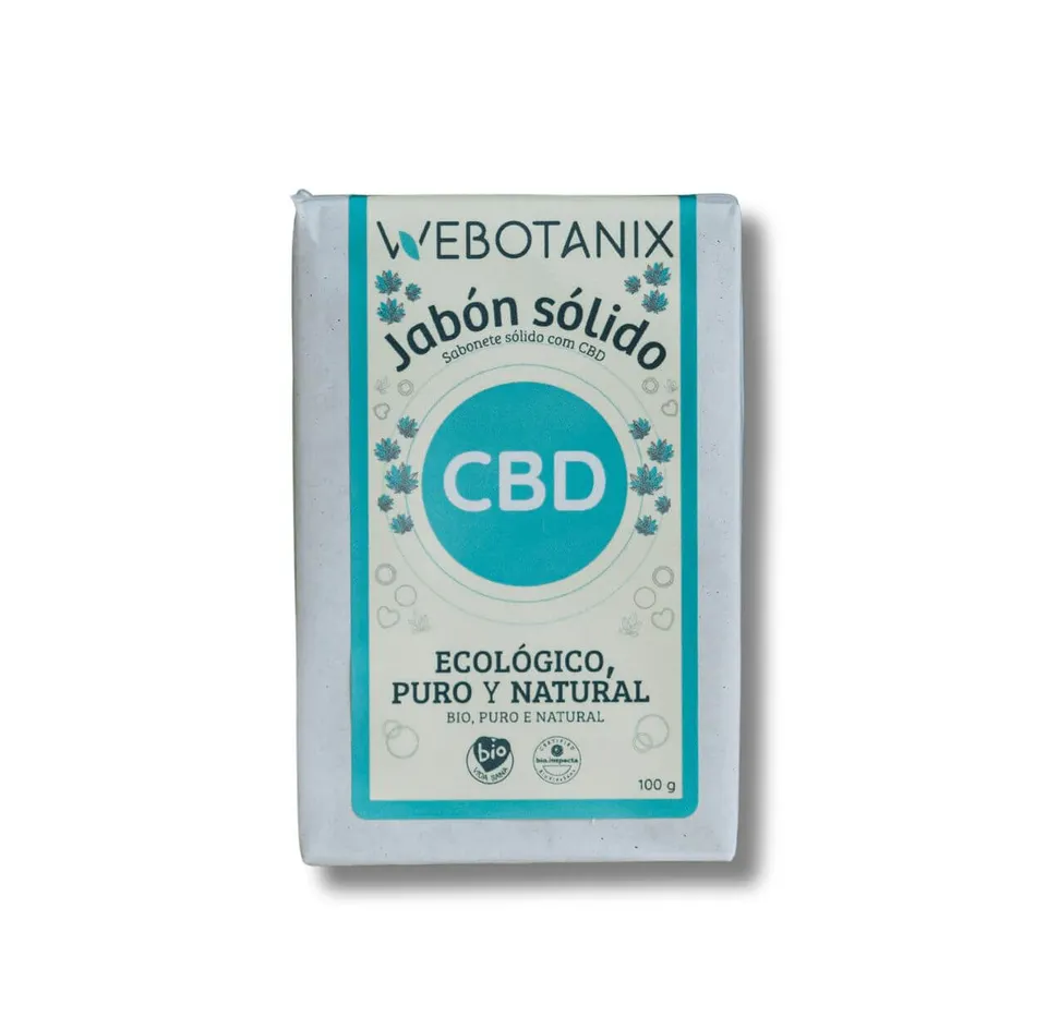 Webotanix Cosmética sapone solido bio CBD 100g