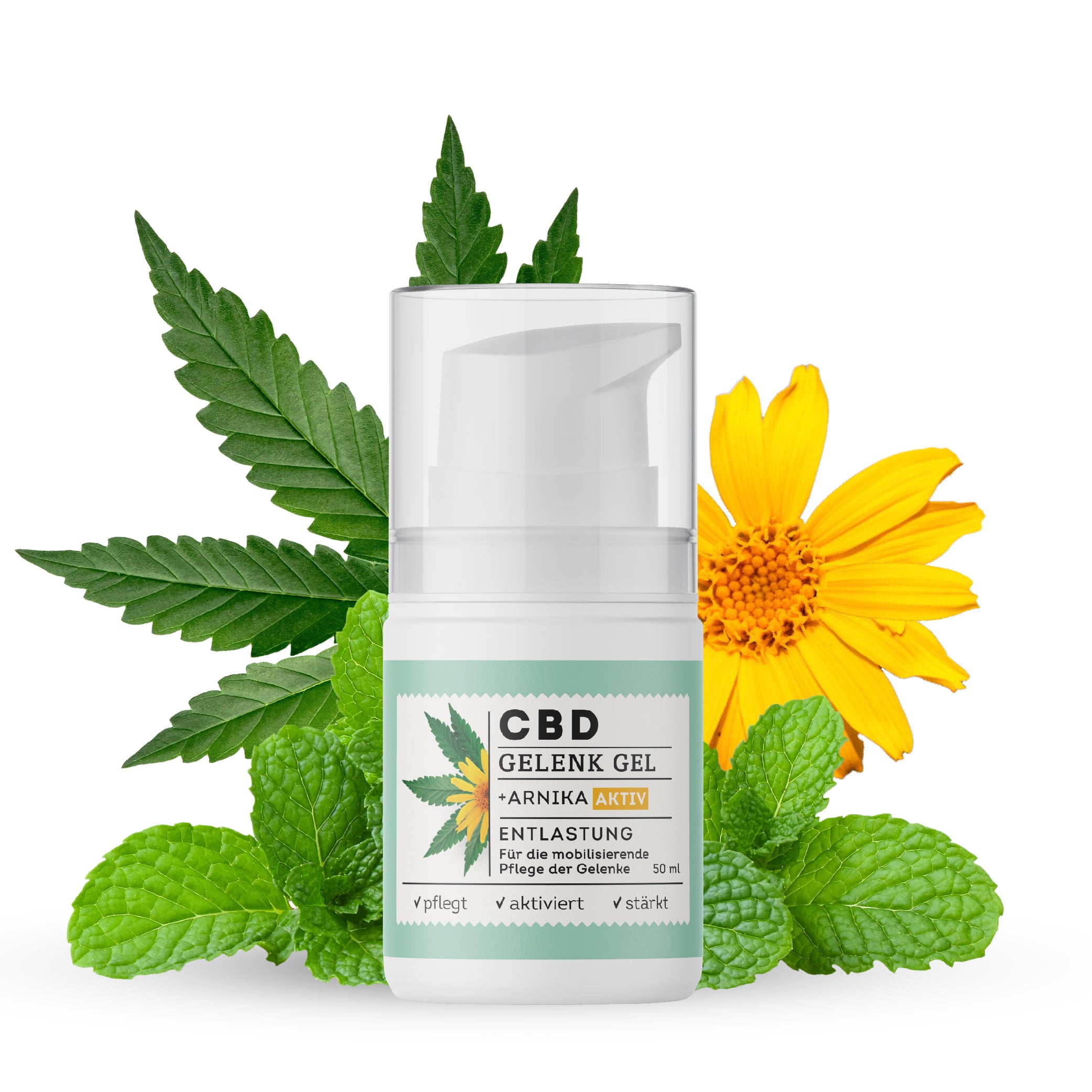 Hanfama Muscle Gelenk gel CBD 200mg arnica rinfrescante