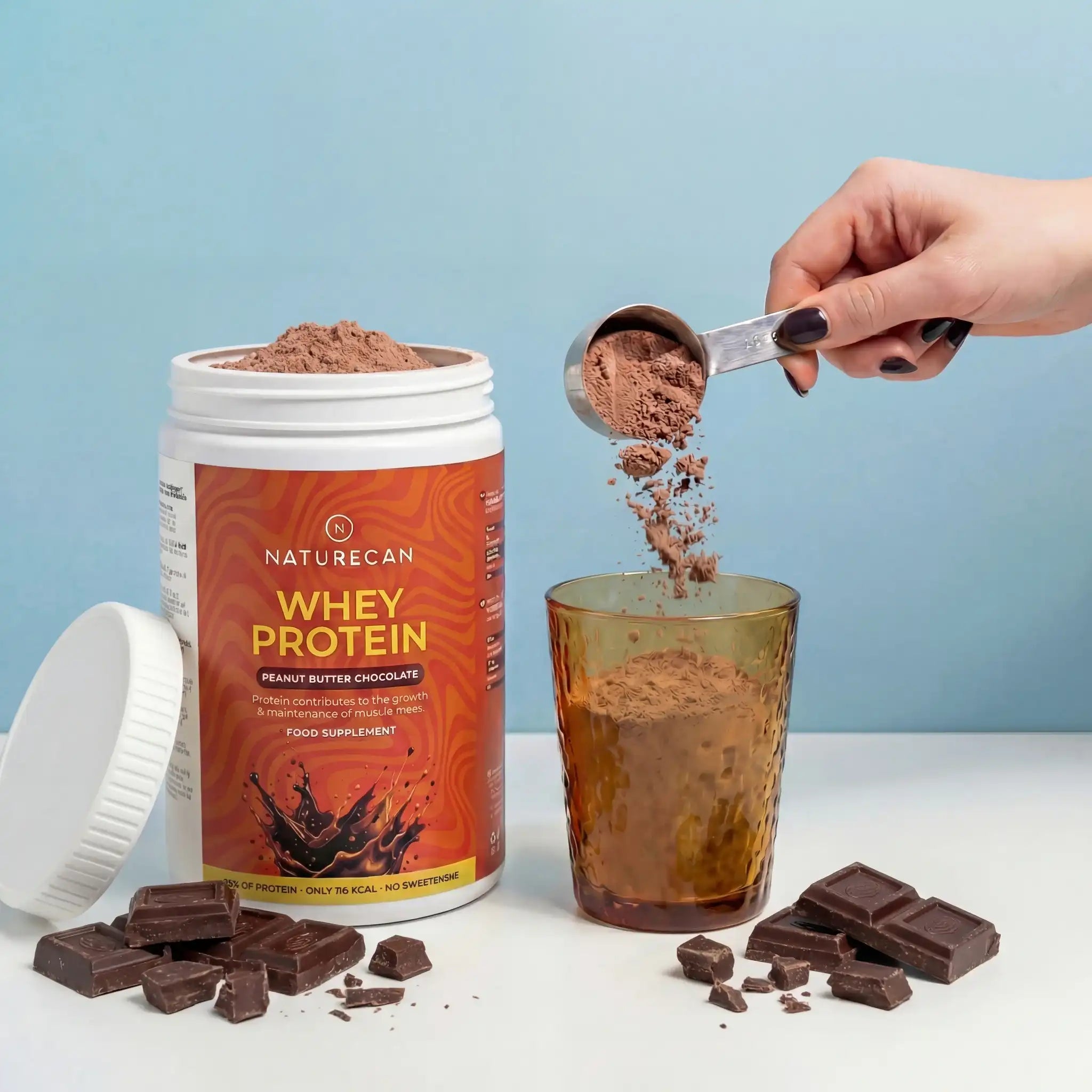 Naturecan Protein Whey Proteine Siero Latte 1kg Non Aromatizzato