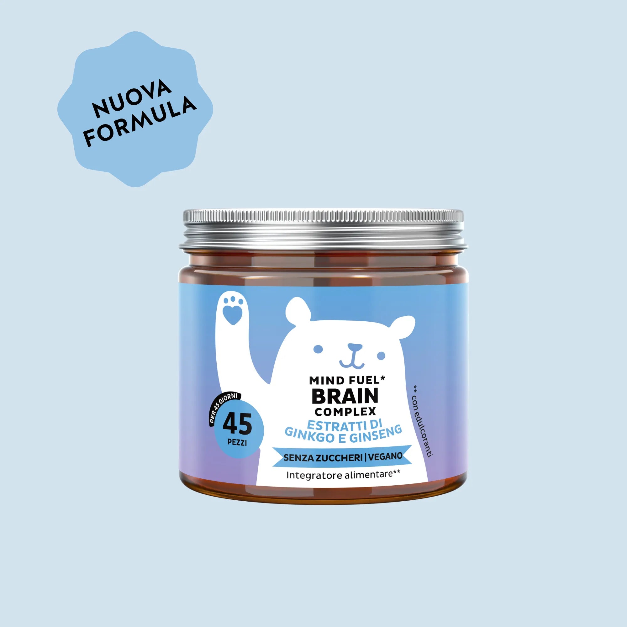 Beauty Bears Mind Fuel Brain Complex gommose 45 giorni focus