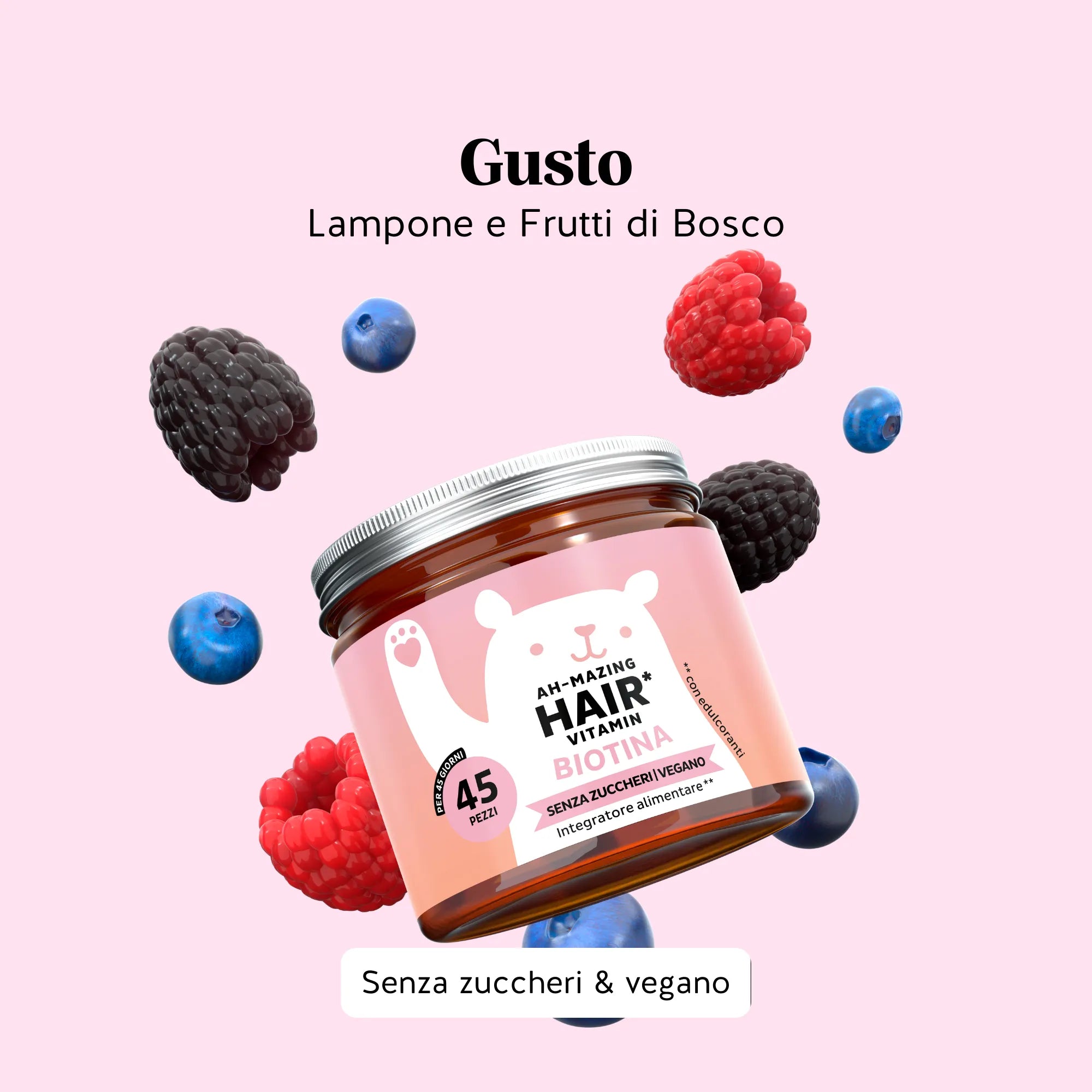 Beauty Bears Duo Glow Naturale gommose biotina DHA