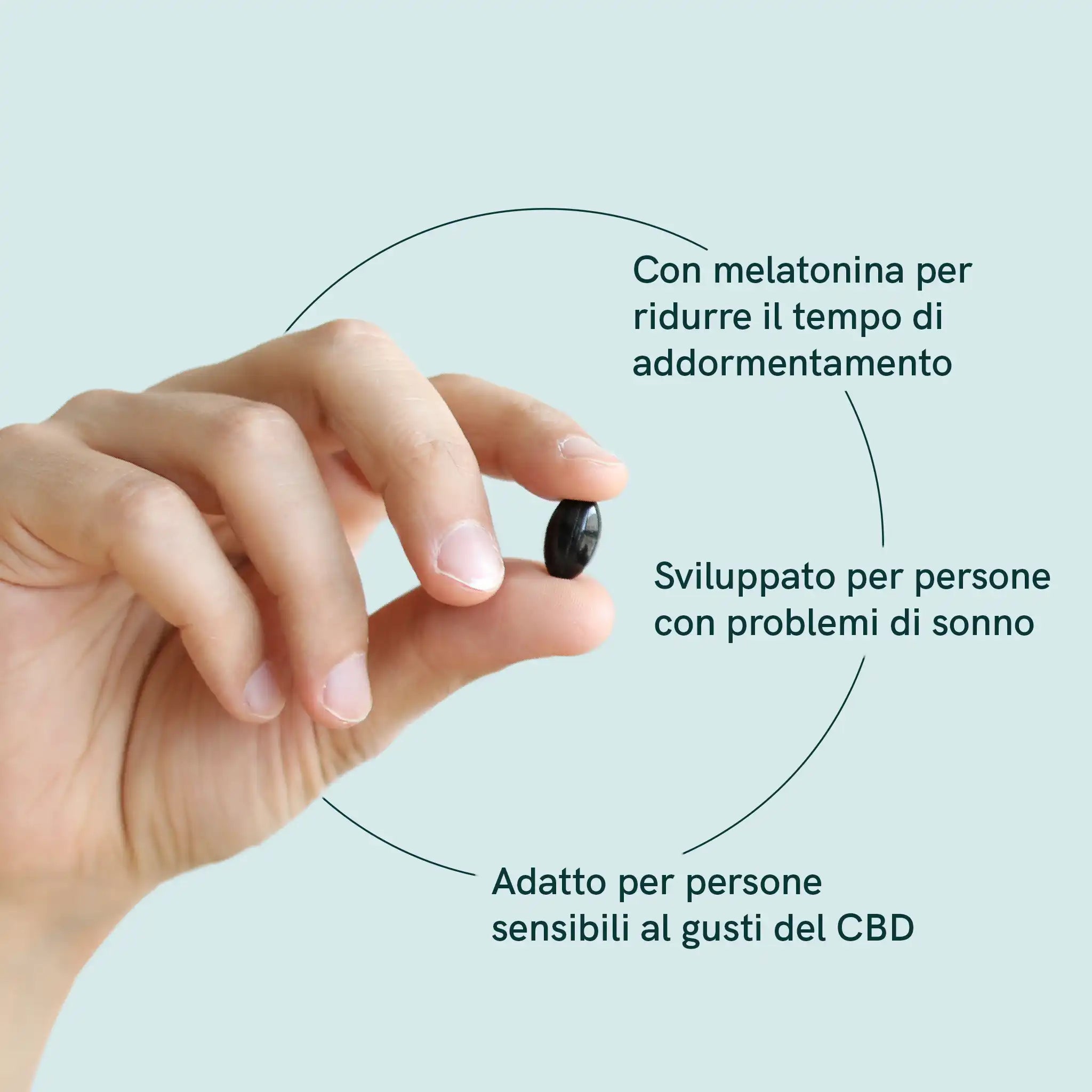 Nordic Oil CBD Capsules Melatonina 60 capsule sonno