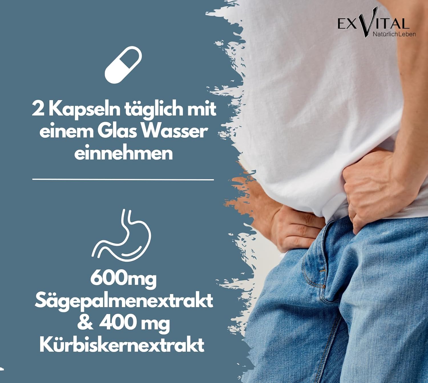 EXVital Männergesundheit Prosta+ capsule prostata 180 pezzi zinco