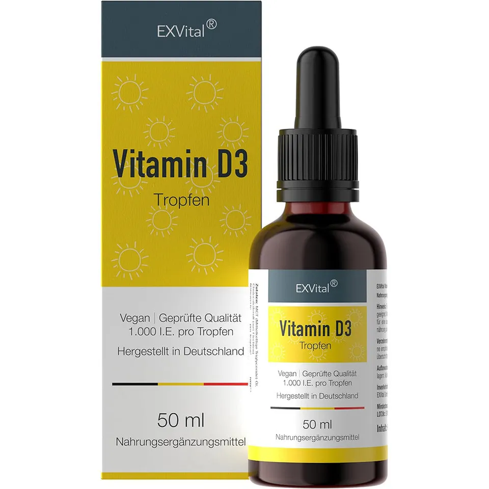 EXVital Immunsystem Vitamina D3 Gocce 50 ml 1000 UI