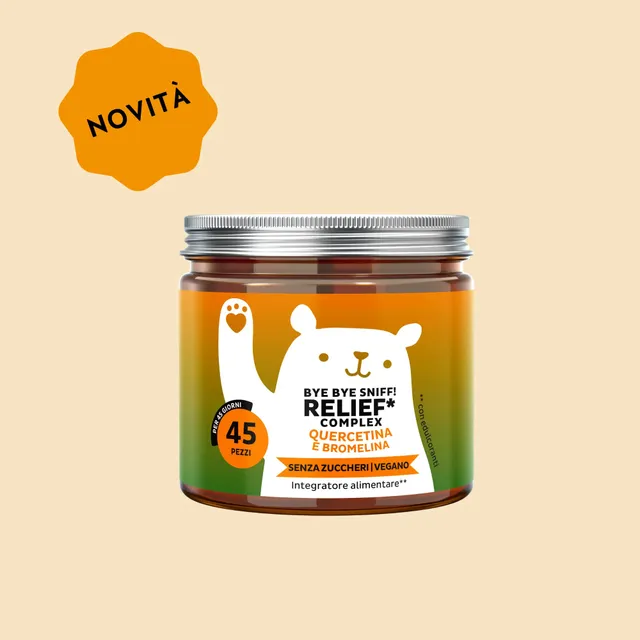 Beauty Bears Bye bye Sniff! RELIEF COMPLEX gommose limone 45 giorni