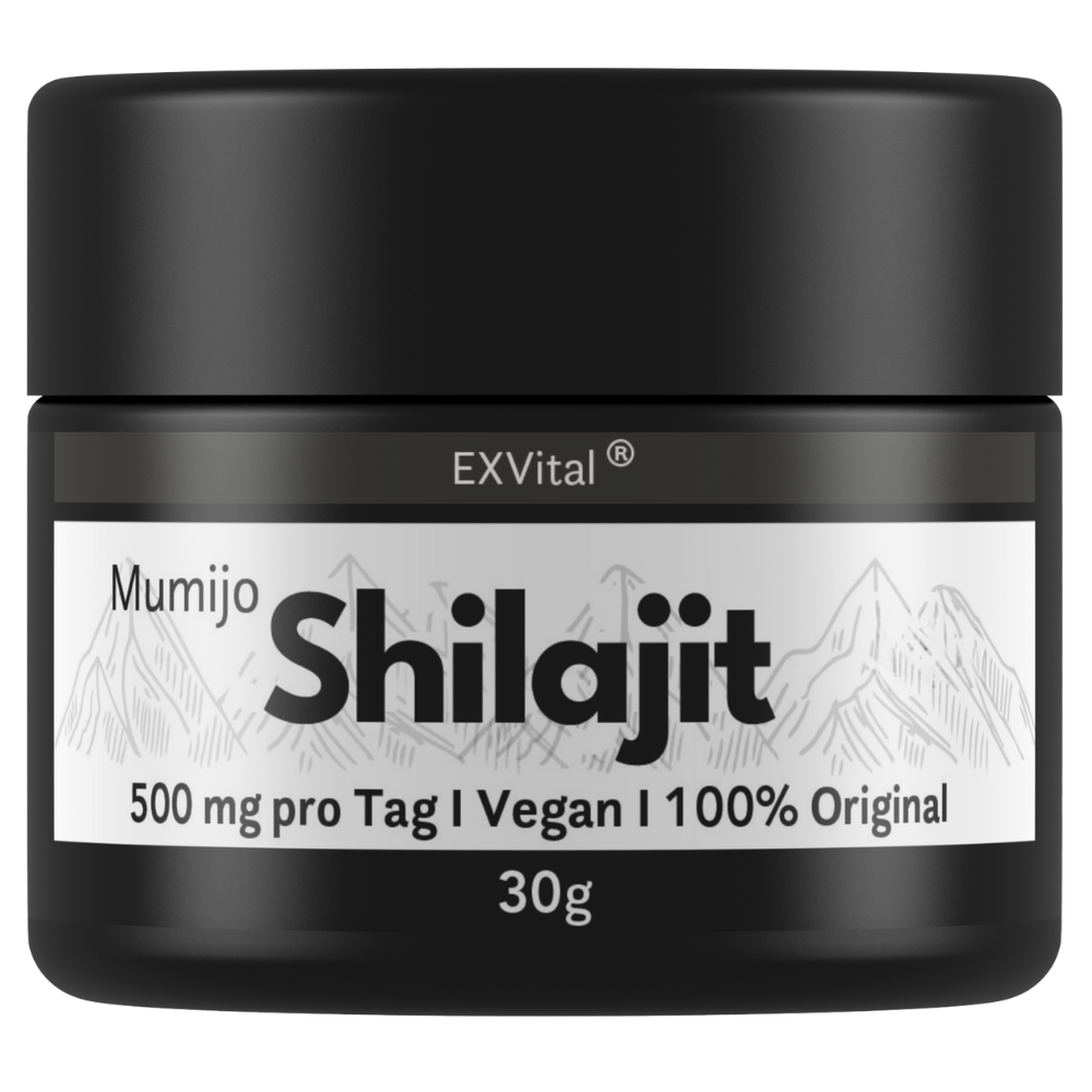 EXVital Mumijo Shilajit 85+ integratore 30g fulvico