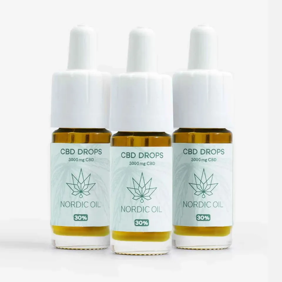 Nordic Oil CBD Oil Plus 30% olio CBD 3x2 spettro completo