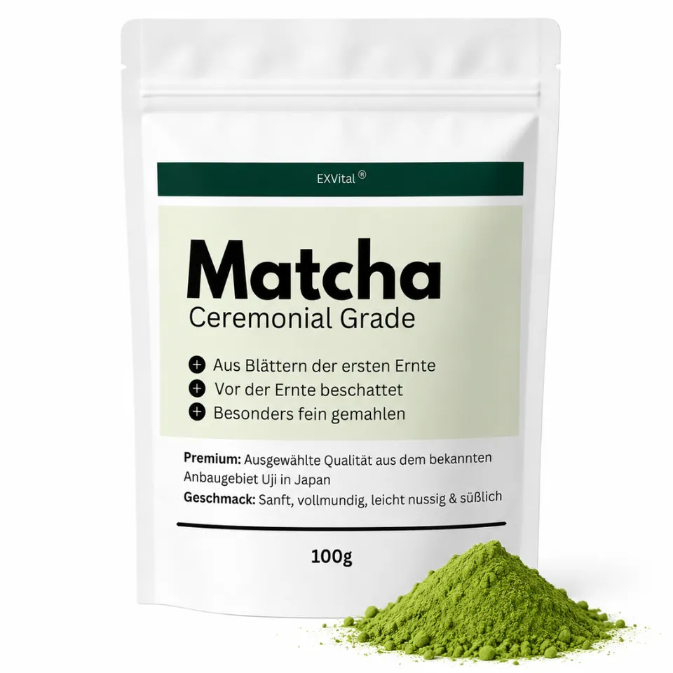 EXVital Matcha Ceremonial Grade tè matcha 100 g Uji Giappone