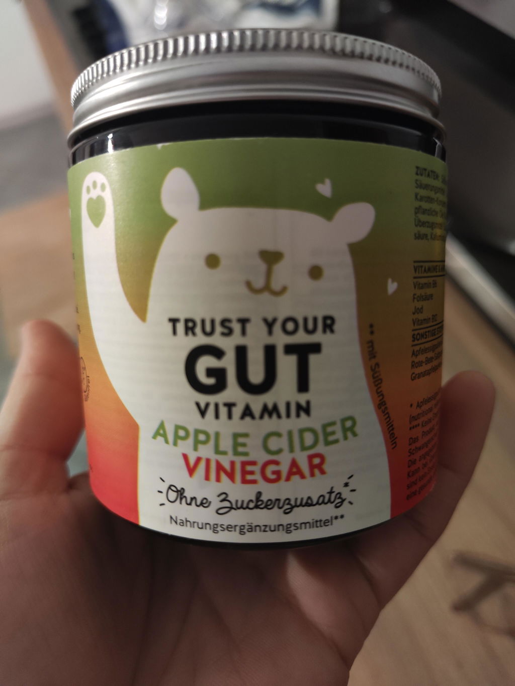 Beauty Bears Happy Belly Debloat Vitamin orsetti 45 giorni aceto di mele