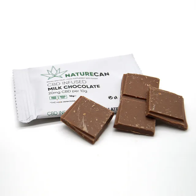 Naturecan CBD Snacks Cioccolato CBD Fondente 20 mg