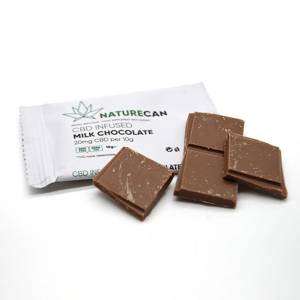 Naturecan CBD Snacks Cioccolato CBD Fondente 20 mg
