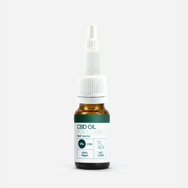 Nordic Oil CBD Oil Plus olio CBD cani manzo 4% 3x10ml