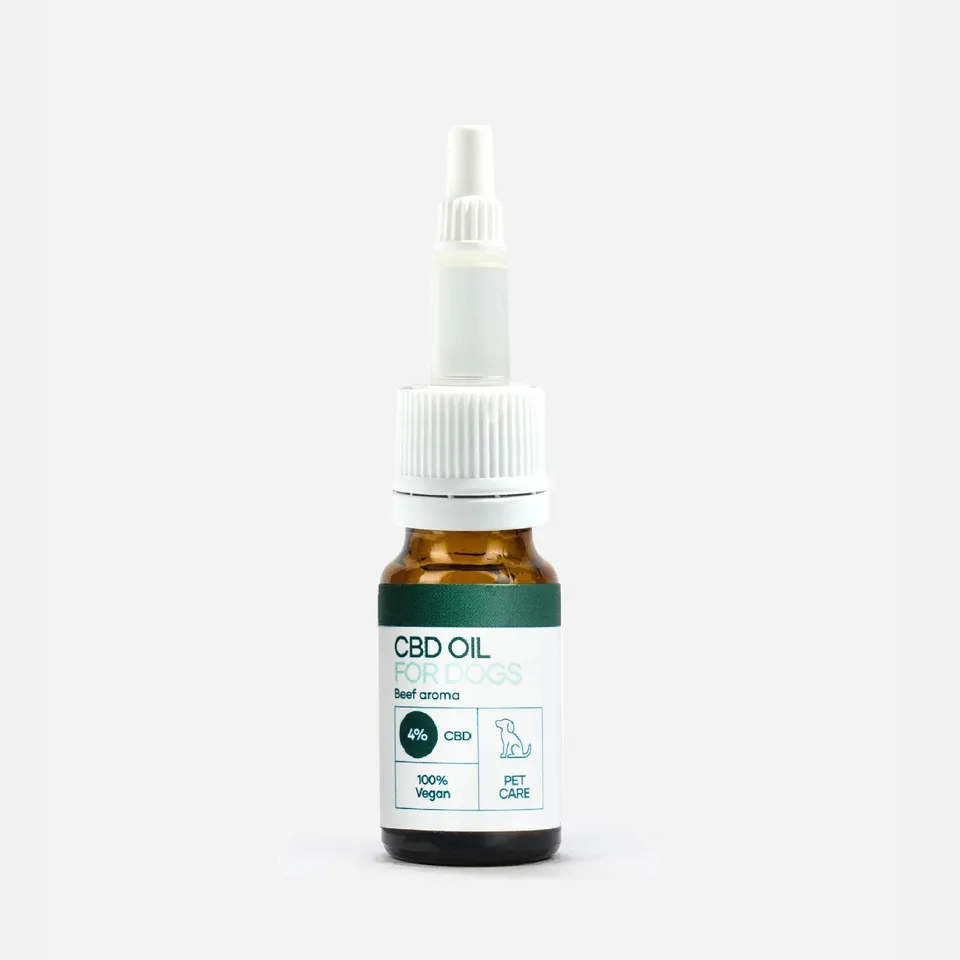 Nordic Oil CBD Oil Plus olio CBD cani manzo 4% 3x10ml
