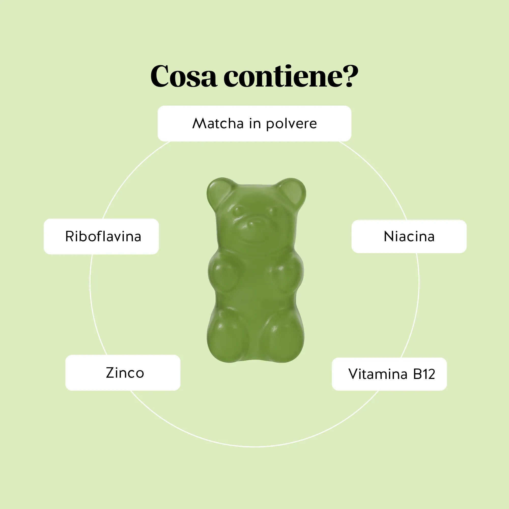 Beauty Bears My Metabolic integratore matcha 45 orsetti zinco