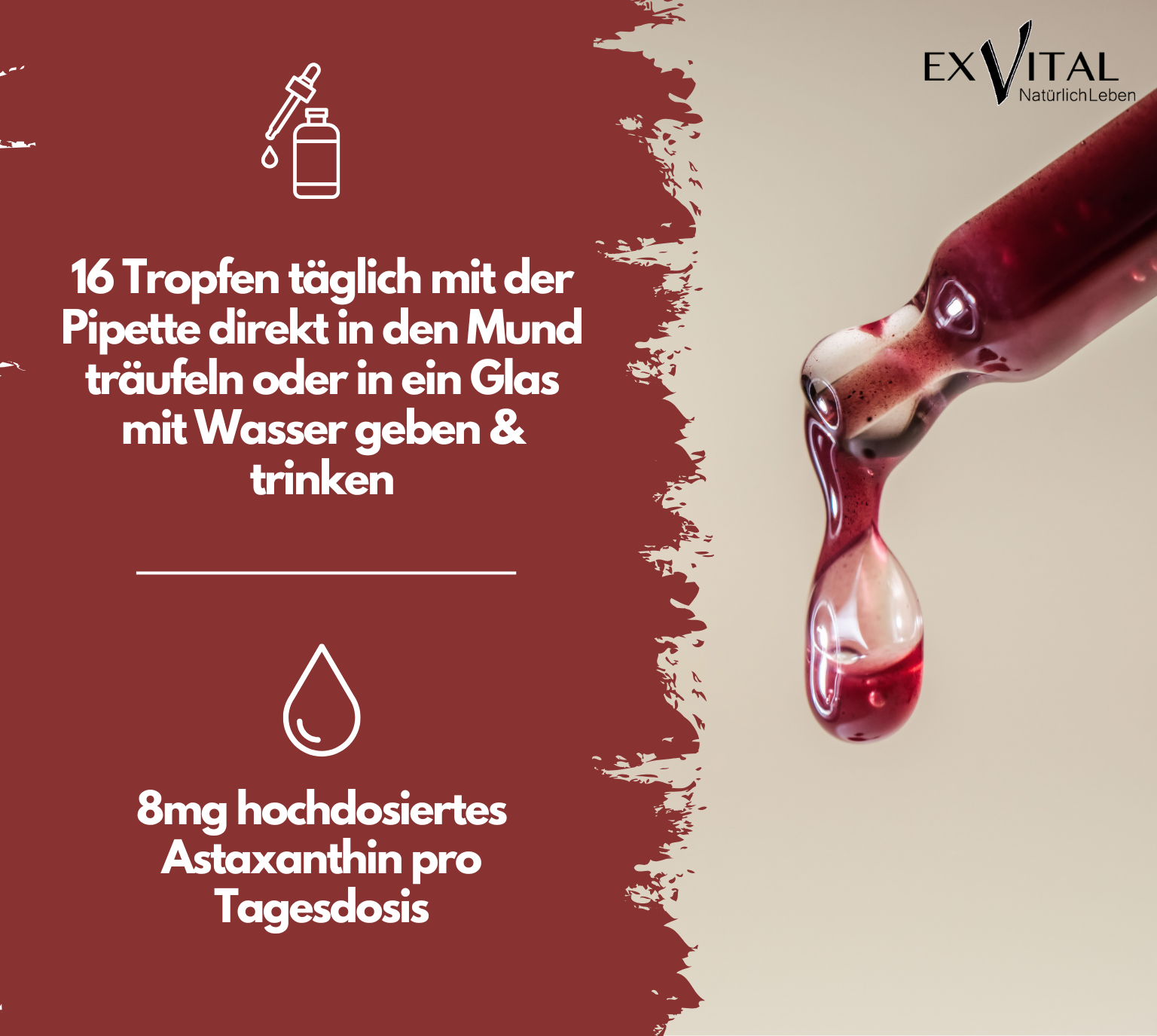EXVital Bio Astaxantina Gocce 30 ml 8 mg